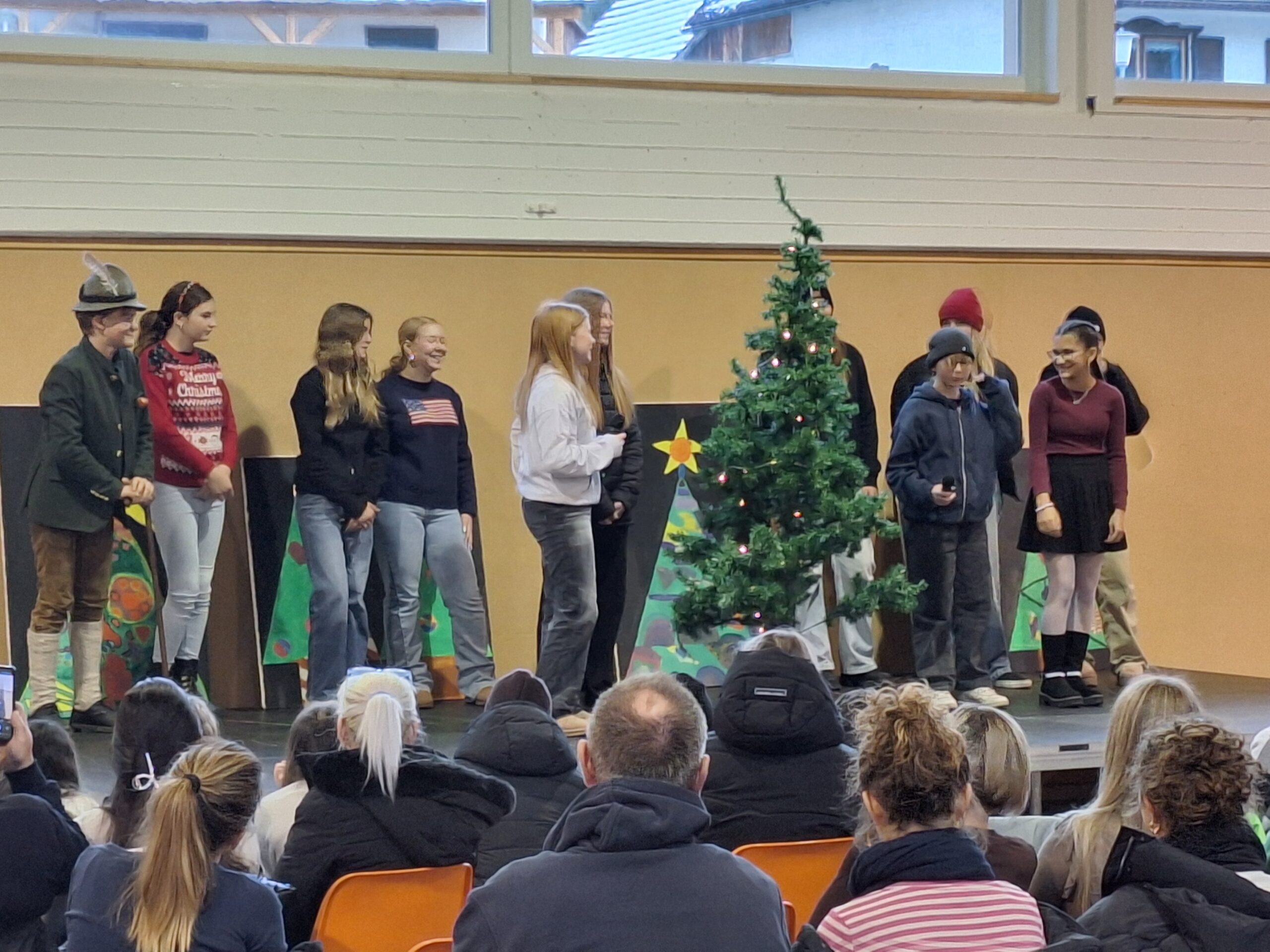 Adventaufführung der Theater-AG